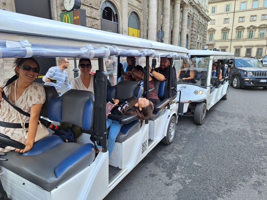 Rome: City Highlights on a Shared Golf Cart Tour - Getting on board: where you meet and how it starts