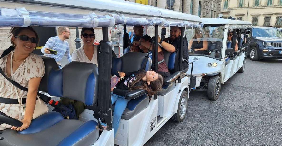 Rome: City Highlights on a Shared Golf Cart Tour - The cart advantage: more Rome in 3 hours