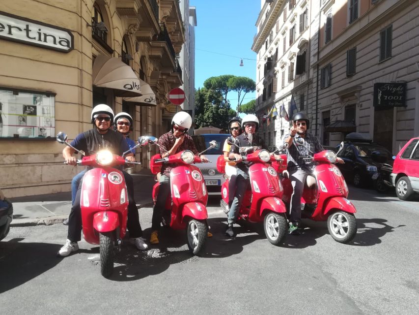Rome: City Highlights Vespa Tour with Driver - The core of the ride: piazzas, basilicas, and fountains