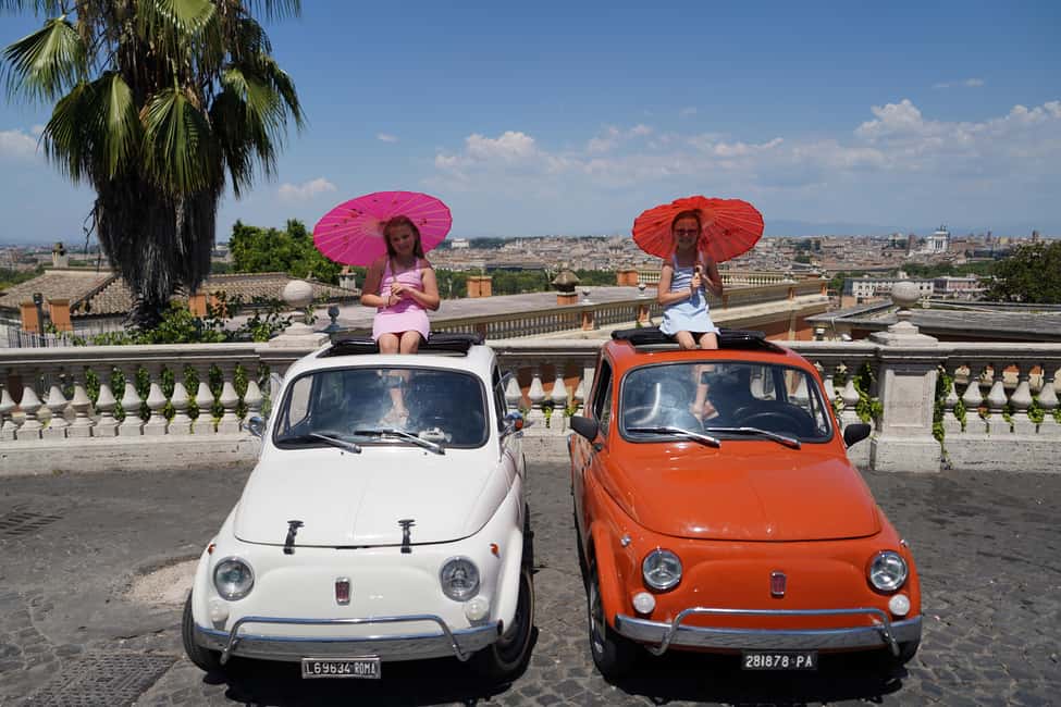 Rome: City Tour in a Retro Fiat 500 with Photo Stops - Trastevere in a Fiat: Narrow Streets, Real Energy, No Long Walk