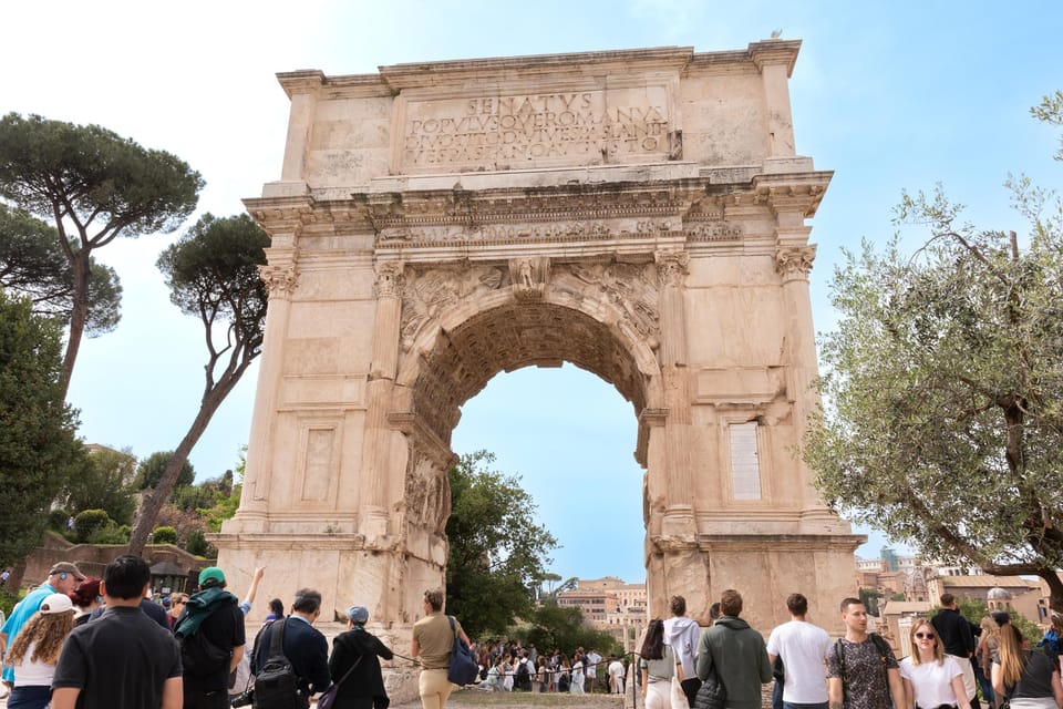 Rome: Colosseum and Roman Forum Access with Audio Guide App - Roman Forum + Palatine Hill: Via Sacra, Arch of Titus, and viewpoints