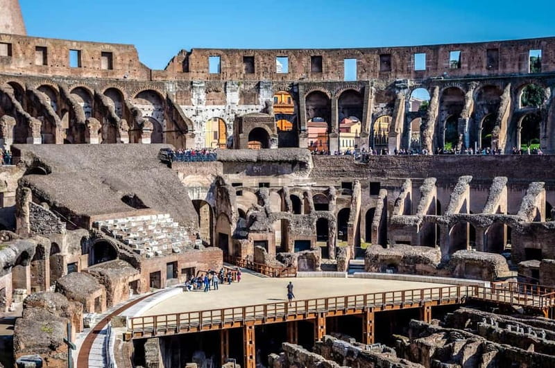 Rome: Colosseum Arena Floor Access & Roman Forum Tour - Stop 4 (tour conclusion area): finishing near Julius Caesar’s tomb