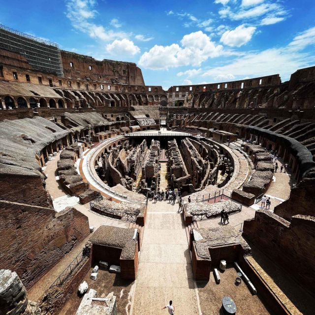 Rome: Colosseum Arena Floor and Ancient Rome Tour - Going underground: dungeons, staging, and the animal spaces
