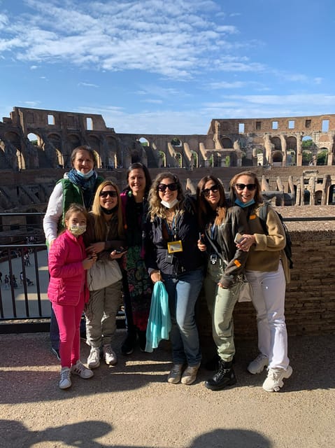 Rome: Colosseum Arena Floor, Roman Forum & Palatine 10 pax - First and Second tiers: panoramic terraces and the photo payoff