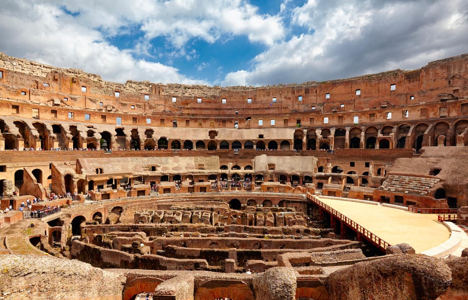 Rome: Colosseum Arena Floor, Roman Forum & Palatine 10 pax - What you’re really paying for: $36 value that makes sense