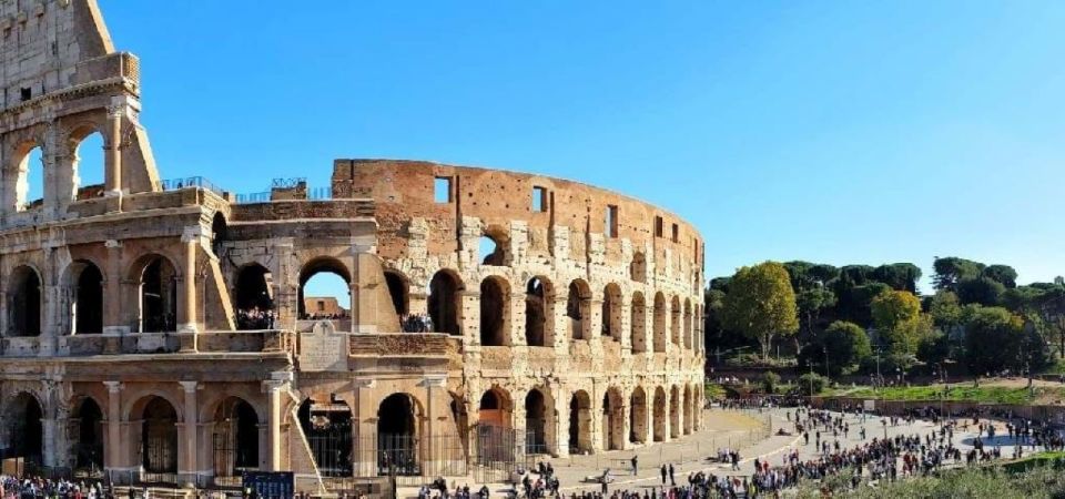Rome: Colosseum Guided Tour with Forum Entry Experience - Skip-the-line at the Colosseum, with security still in the mix