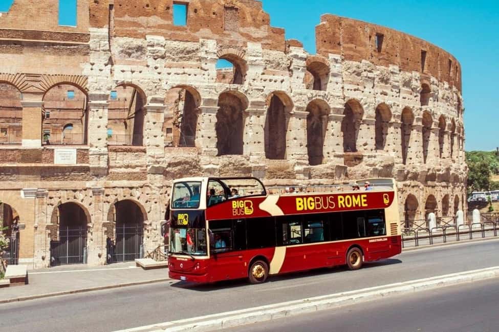 Rome: Colosseum, Roman Forum, Palatine Hill & Hop-on Hop-off - A one-day combo that keeps Rome’s big stars close together
