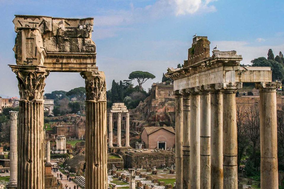 Rome: Colosseum with Arena Floor, Forum & Palatine Hill Tour - Palatine Hill stop: emperors’ palaces and the Romulus legend