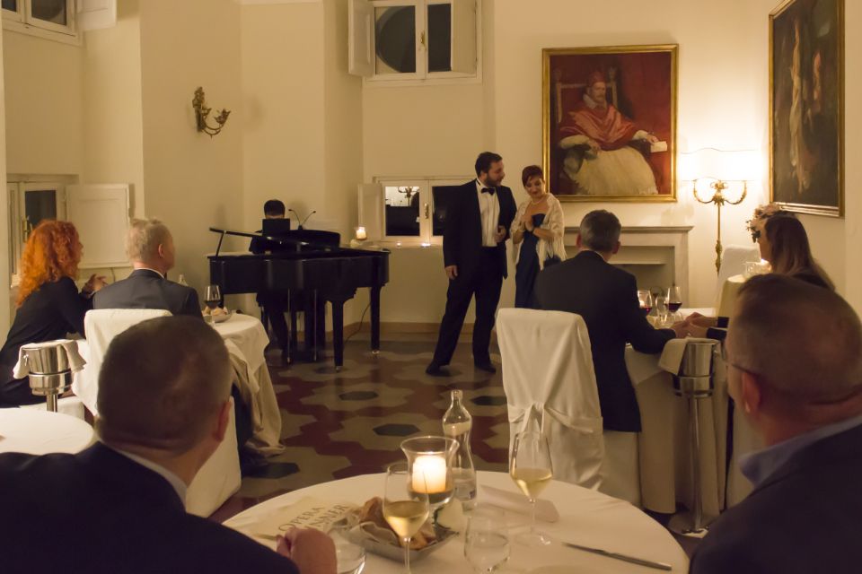 Rome: Dinner and Opera Performance at Palazzo Pamphili - Piazza Navona views inside Palazzo Pamphilj