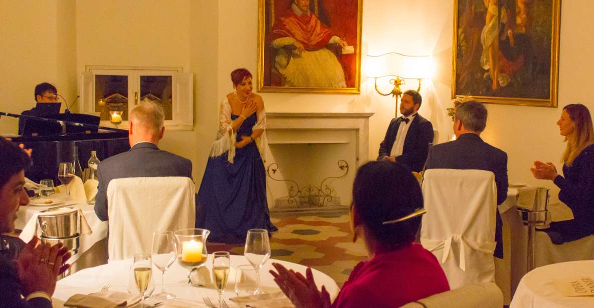 Rome: Dinner and Opera Performance at Palazzo Pamphili - The evening timeline: from 7:30 welcome to the final toast