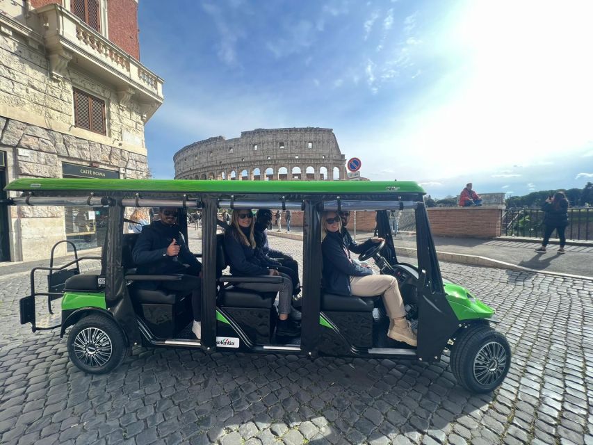 Rome: Golf Cart Tour with Artisanal Gelato Tasting - Piazza Venezia to the Pantheon: the tour really tightens into the core