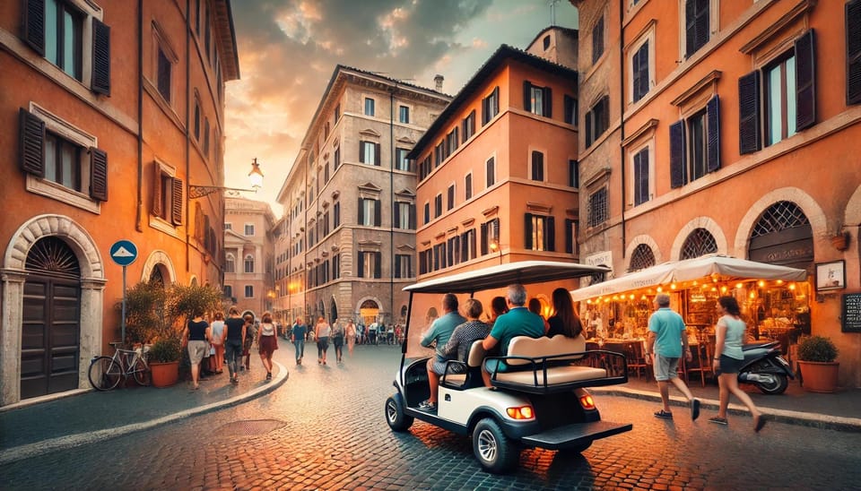 Rome: Guided Golf Cart Tour - Why a night golf cart works so well in Rome