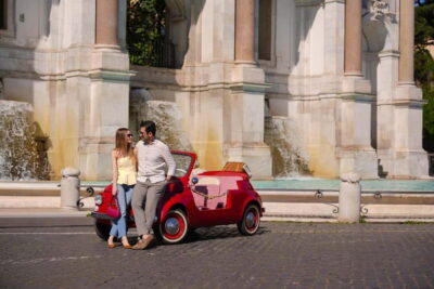 Rome in a Fiat Jolly: Exclusive Vintage Ride & Photo Tour - Meeting Near Pomodoro Nero and Getting Ready for the 2-Hour Rhythm