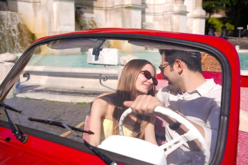 Rome in a Fiat Jolly: Exclusive Vintage Ride & Photo Tour - The Photos: Candid Shots With the Car, Delivered Digitally