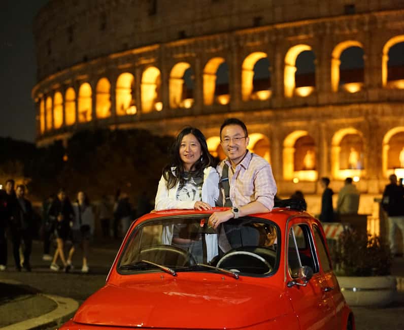 Rome: Night Tour in a Vintage Fiat 500 with Aperol Spritz - Price and what $125.97 actually buys you in 2 hours