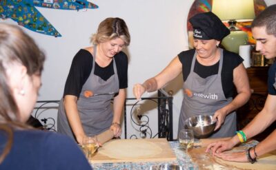 Rome: Pasta and Tiramisu Shared Cooking Class with Wine - The evening begins with bruschetta and an aperitif