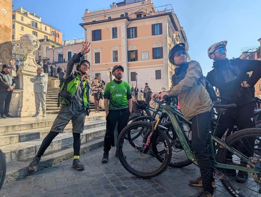 Rome: Pedal and Taste the Top 5 Tastings with e-Bike Tour - Castel Sant’Angelo, Tiber Island, and Piazza Venezia: Sights Without the Full-Day Grind