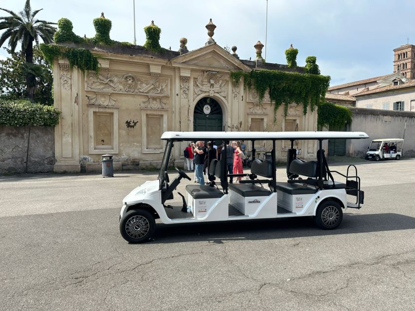 Rome: Private Golf Cart City Highlights Tour - What to bring (so the day feels easy)