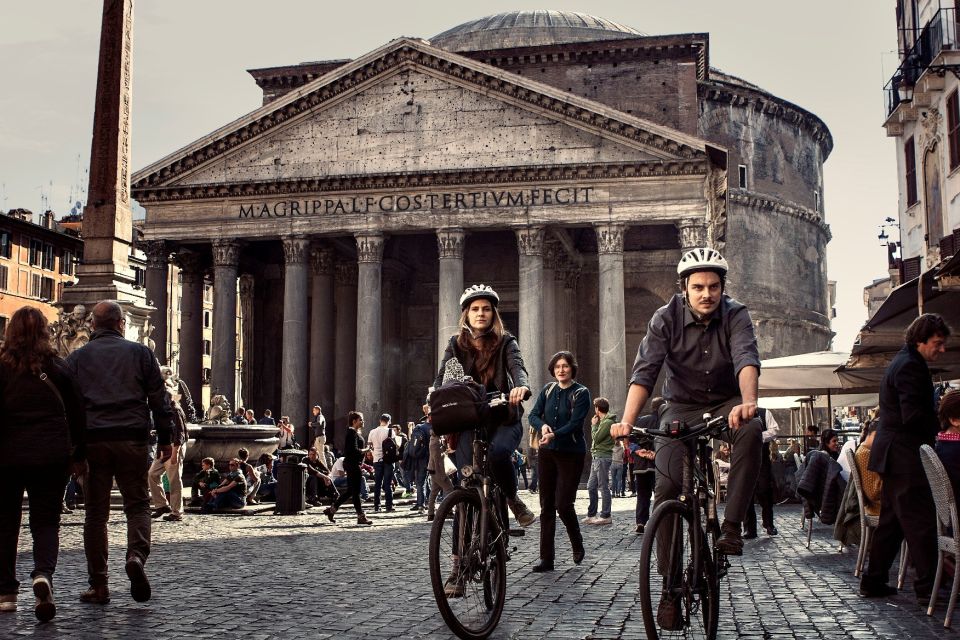Rome: Private Half-Day Bike Tour with E-bike - Stop-by-stop: how to make the most of each pause