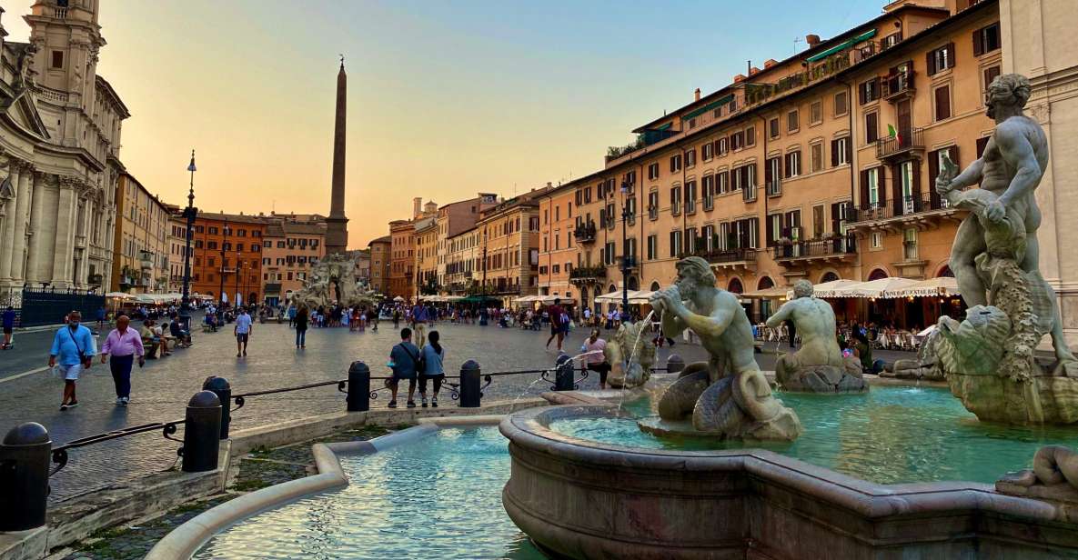 Rome: Private Tour of Navona Square with Undergrounds - Meeting at Piazza Navona with a yellow-label guide