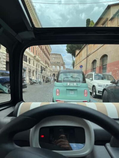 Rome: "The Unmissable" Fiat Topolino Eco-Chic Adventure! - The convoy setup: escort, tech, and staying together