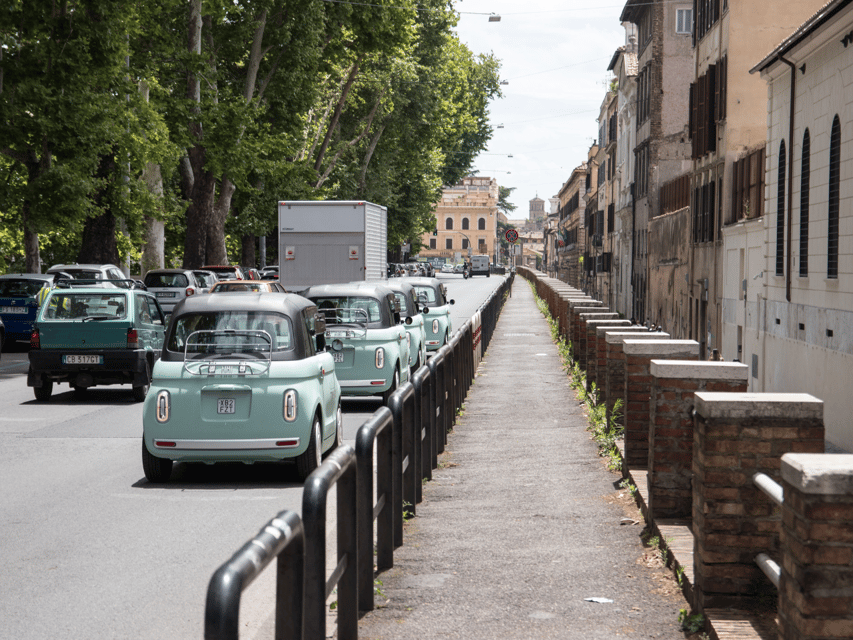 Rome: "The Unmissable" Fiat Topolino Eco-Chic Adventure! - Photo stops you’ll actually use: Via di San Teodoro and Janiculum Hill