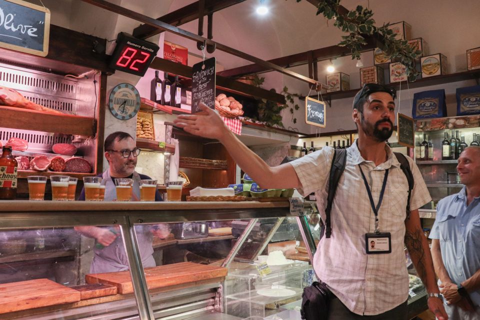 Rome: Trastevere and Campo de Fiori Food Tour - Campo de Fiori guided time: looking at the city while you eat