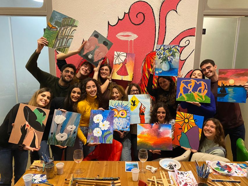 Rome: Wine and Paint Experience in Piazza Navona - Meeting Point Reality: How to Not Miss the Start