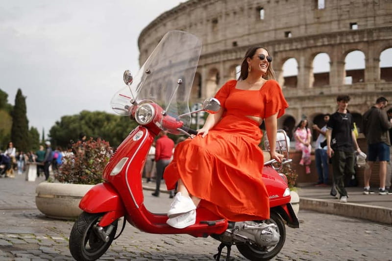 Vespa city tour in Rome with two different routes - Key points to know before you go